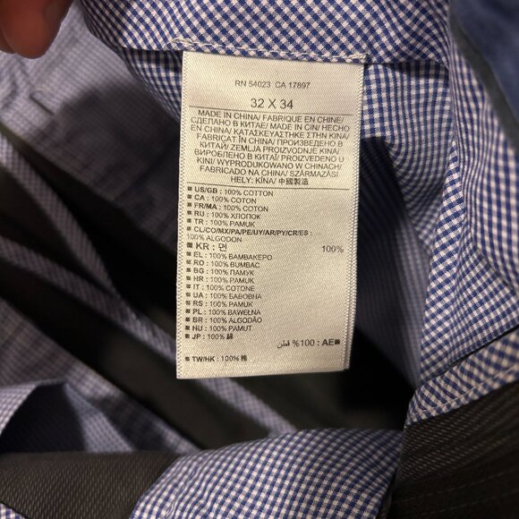 Banana Republic - Blue w/White Stripes High-Water Pants - 32 - Picture 4 of 7